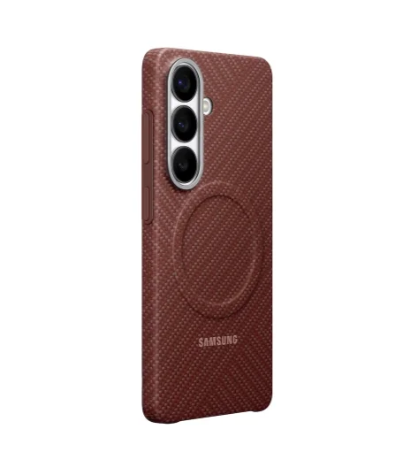 Калъф Samsung S26 Carbon Magnet за смартфон, 6.3", червен