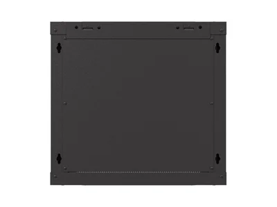 Lanberg rack cabinet 19" wall-mount 9U/540x350 (flat pack) with glass door black
