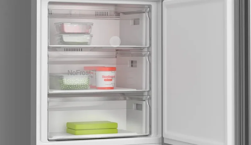 Bosch KGN49OCAF SER4, FS fridge-freezer, Total No Frost, A,  203/70/66.7cm, 440l(311+129), Super silent: 29dB, VitaFresh, Anthracite steel