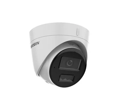 Камера за видеонаблюдение HikVision 2 MP Smart Hybrid Light Fixed Turret, 2.8 mm, IP67, микрофон