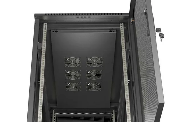 Lanberg Rack Cabinet 19" Free-Standing 22U/600X1200 (FlAT Pack) With Mesh Door Black