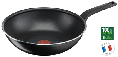 Уок тиган Tefal B5671953 Simply Clean 28 cm, черен