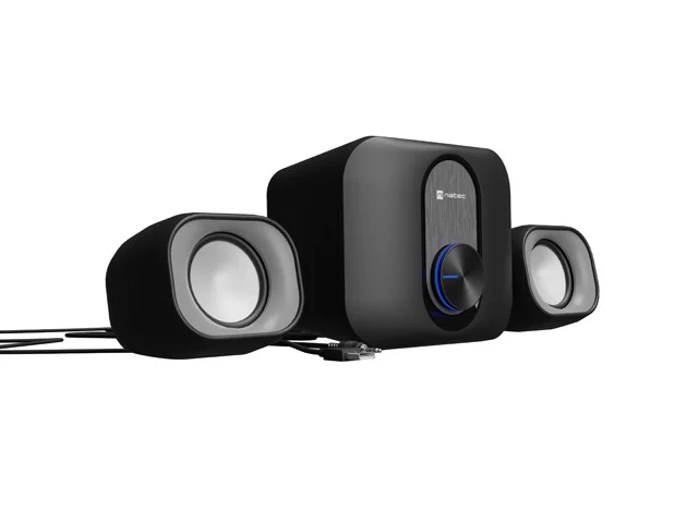 Тонколони NATEC Pug 2.1, 11 W, Черни