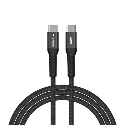 Verbatim Sync & Charge USB-C to USB-C 60W Magnetic 120 cm - Black