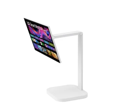 Монитор LG 32U889SA-W 31.5" IPS 4K UHD Touch Smart webOS, HDR10, DCI-P3 95%, 3x USB-C (PD 65W), 2x HDMI, Въртяща се стойка, Бял