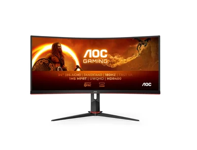 Монитор AOC CU34G2XP/BK 34" извит VA WQHD 180Hz