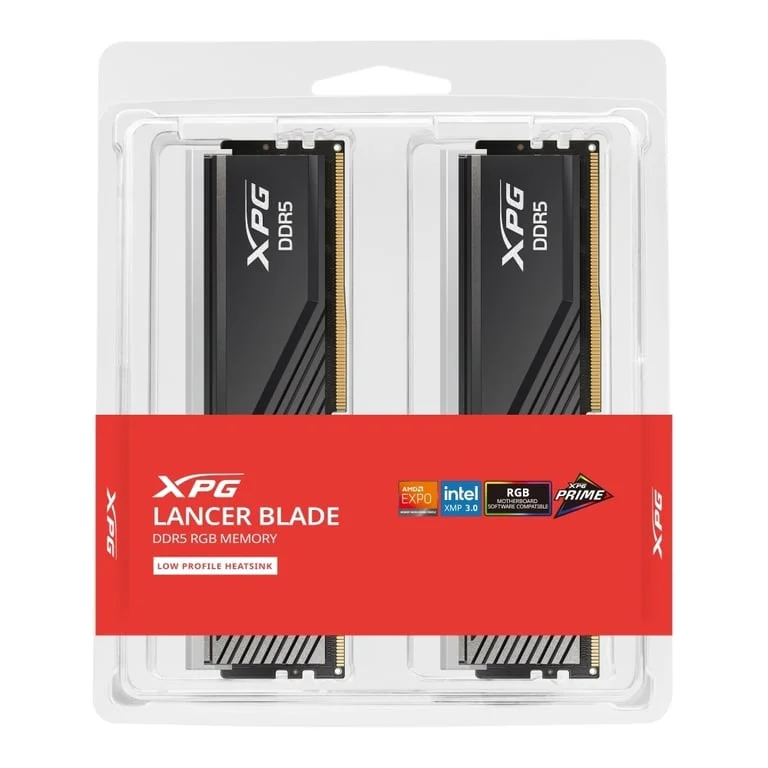 RAM памет ADATA LANCER BLADE RGB 48GB (2x24GB) DDR5 6000 MHz CL36 Черен