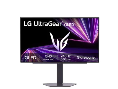 Монитор LG UltraGear 27GX704A-B 26.5" OLED 2560x1440 240Hz 0.03ms QHD HDR10 FreeSync G-SYNC черен