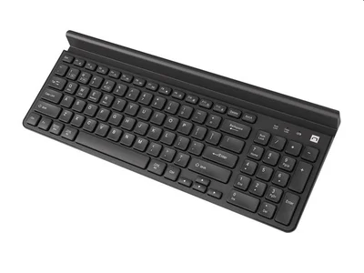 Клавиатура NATEC Felimare безжична Bluetooth + 2.4 GHz, US layout, поставка за телефон/таблет, черна
