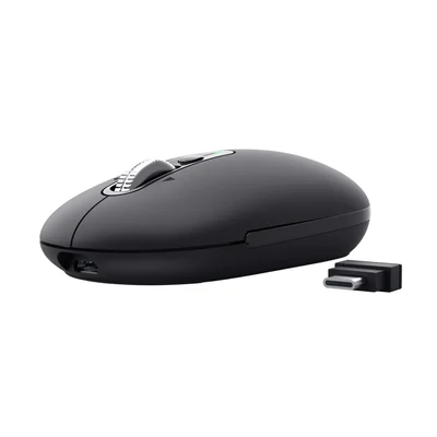 TRUST Seron Slim Multi-Wireless Hyperscroll Mouse Black