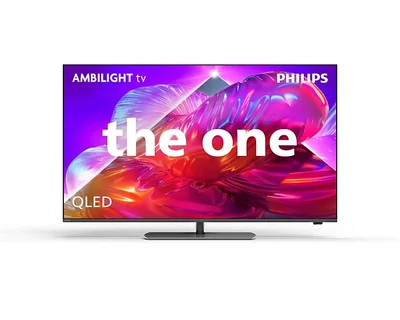 Philips 55PQS9011/12,  55" Ambligth TV, 4K QLED, 144 HZ VRR, P5 perfect, Dolby Vision 2, Dolby Atmos, WiFi 5, BT 5.4, Slim design, 40 W, Swivel Stand,AirPlay 2, Voice control