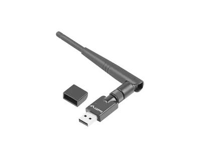 Безжичен USB мрежов адаптер Lanberg NC-0150-WE N150 с външна антена