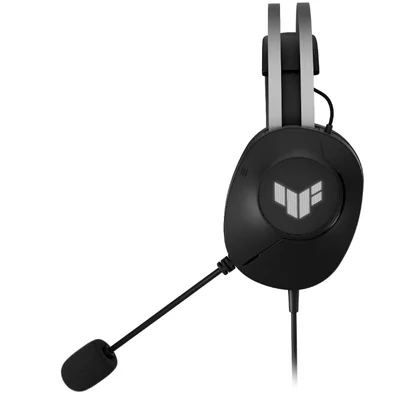 AsusTUF Gaming H1 Gen II Headset (Lightweight 297-g, wired USB-A connection, 40 mm Drivers, Virtual 7.1 Surround Sound, Team-Speak Certified Mic, Durable Ear Cushions, For PC, PS5),Black