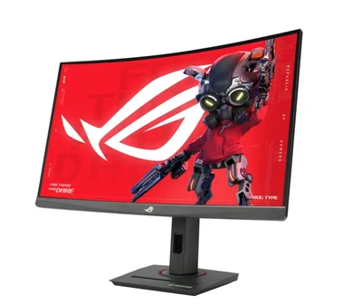 Asus ROG Strix XG27WCMS Gaming Monitor ,27" 2K (2560x1440), Curved, 280Hz (Overclock), 1ms (GTG), Extreme Low Motion Blur Sync, USB Type-C, FreeSync Premium, DisplayWidget Center, tripod socket, HDR, USB Type-C, Black