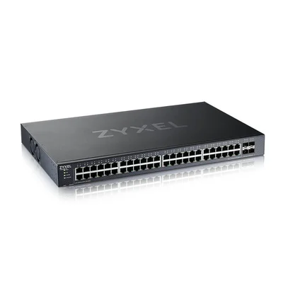 ZyXEL  XGS1935-52, 52 Port Lite-L3 Smart Managed Switch, 48x Gigabit Copper and 4x 10G SFP+, hybrid mode, standalone or NebulaFlex Cloud