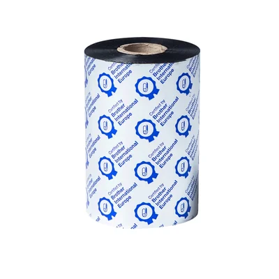 BROTHER WAX BLACK 110MM X 600M 6pc