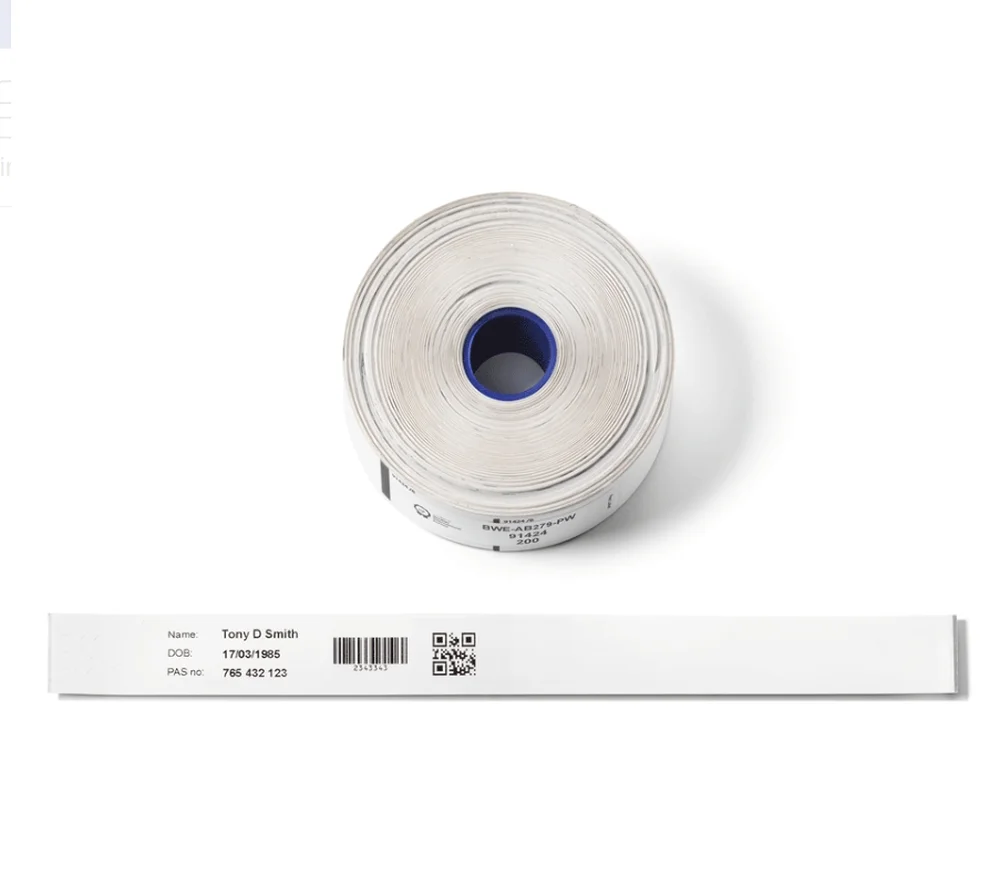 Brother Wristband Adult Adhesive 279mmx25mm (PK OF 5)