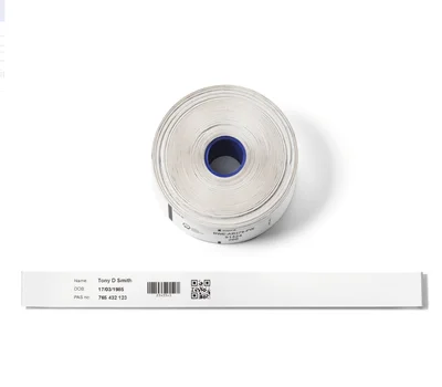 Brother Wristband Adult Adhesive 279mmx25mm (PK OF 5)