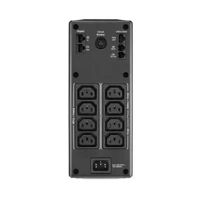UPS APC Back-UPS Pro BR1300MI 1300VA Line-Interactive, LCD дисплей, 8 изхода