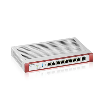 ZyXEL USG FLEX 200 H, User-definable ports with 2*2.5G & 6*1G, 1*USB, with 1 YR Entry Defense Pack