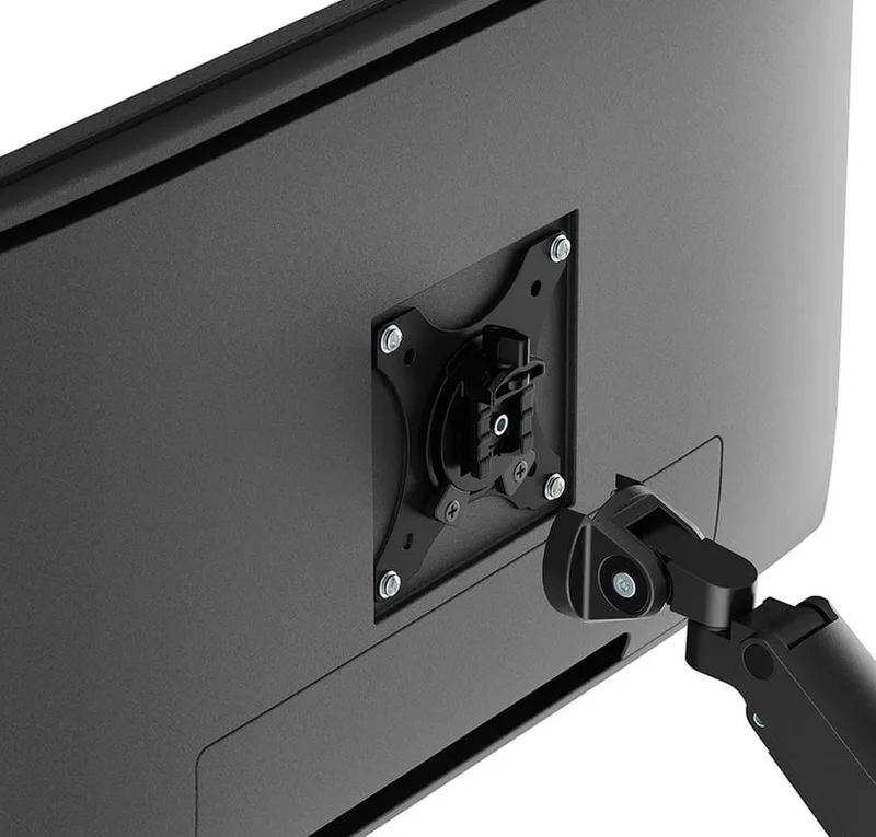 Стойка за монитор NEOMOUNTS BY NEWSTAR Next Slim, 1 дисплей, 17"–35", Max VESA 100x100, 9 кг, алуминий, черна