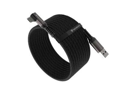 Genesis Cable USB-C(M)->USB-A(M) 3.1 GEN 1, 5GB/S PD15W VR, 5m, Black