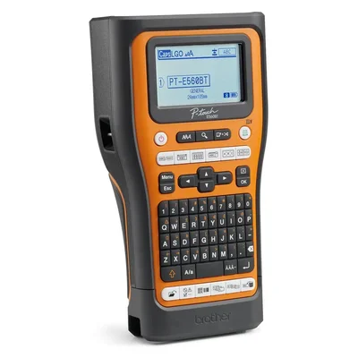 Brother PT-E560BTSP Handheld Industrial Labelling system + 1x TZEFX231, TZES241, TZES251, TZES651