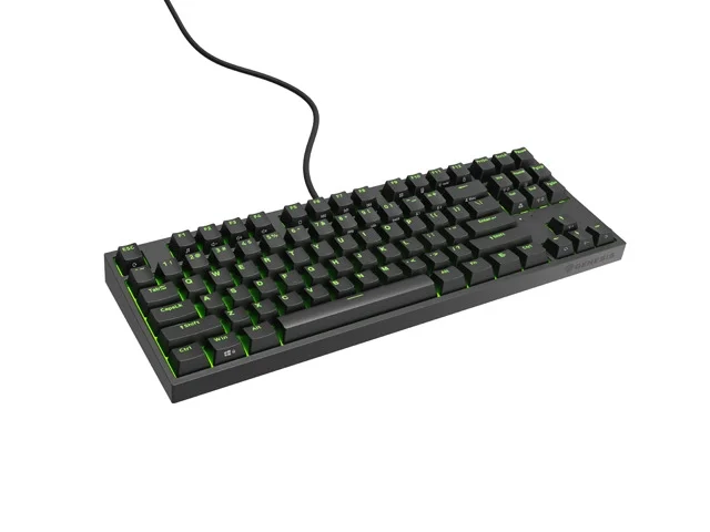 Genesis Gaming Keyboard Thor 404 TKL Black RGB Backlight US Layout Brown Switch