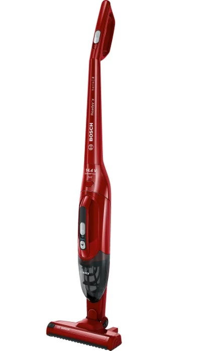 Bosch BBHF214R, Cordless Handstick Vacuum Cleaner, 2 in 1 Readyy'y, Series 2, 14.4V, Red