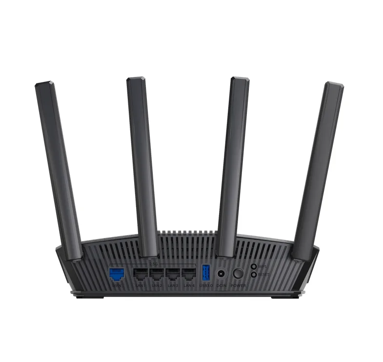 Asus Gaming Wireless Router RT-BE82U, BE6500, Dual-Band, Quad-Core 2.0GHz CPU, 256MB/1GB Flash/RAM, 4K-QAM, MLO, 2.5G quad-port, AiProtection Pro, Adaptive QoS, VPN, Instant Guard, IPTV, OFDMA, MU-MIMO, UTF-8 SSID, Port forwarding, AiMesh
