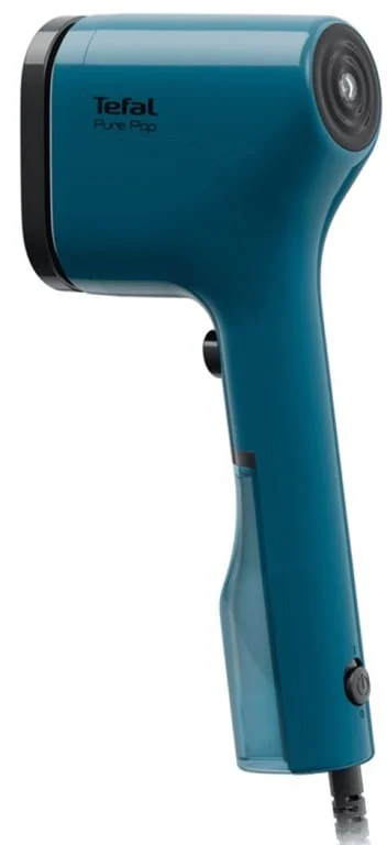 Ръчна парна ютия Tefal DT2020E1 Pure POP, 1300W, до 20g/min, 15 сек. загряване, 70ml резервоар, автоматично изключване, синя