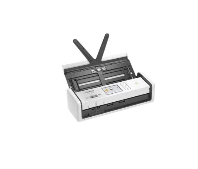 Документен скенер Brother ADS-1800W Wi-Fi, преносим, двустранен, сензорен екран, 30 ppm