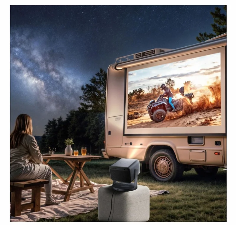 Hisense C3 Smart mini Laser Projector, 4K Ultra HD 3840x2160, 2000:1, 2500 lum, 60 Hz, Digital Zoom,Dolby Vision, HDR10+(decoding), HDR10, HLG, 2*10W, Silver