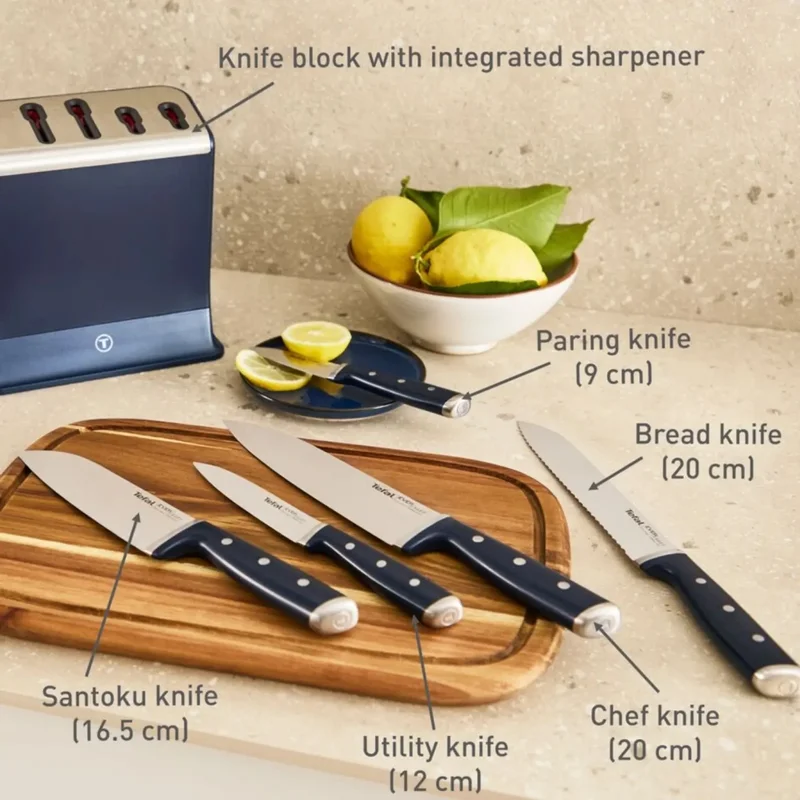 Tefal K297S644 Set Block+5Knives Eversharp Pro