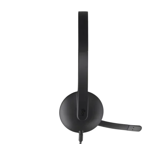 Слушалки Logitech H340 USB, черен