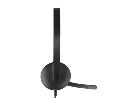 Слушалки Logitech H340 USB, черен
