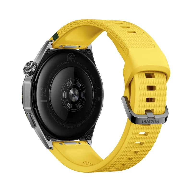 Смарт часовник HUAWEI Watch GT 7 Atum-B39FY, 1.47" дисплей, HarmonyOS 6.1, сив корпус, жълта каишка