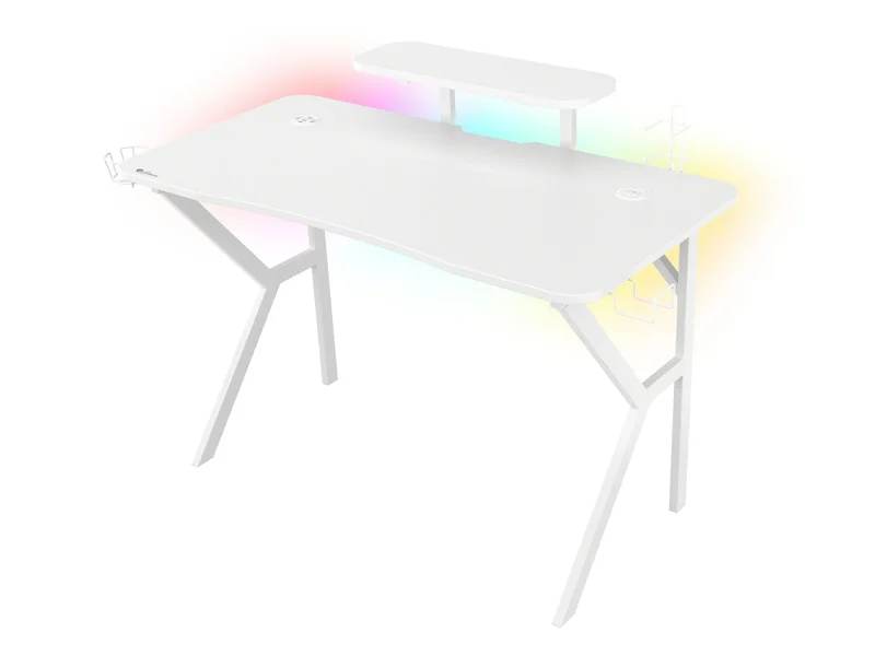 Геймърско бюро Genesis Holm 320 RGB, бяло