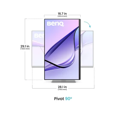 BenQ MA320UP 32" 4K Glossy Monitor for MacBook Pro and MacBook Air 31.5W WORK & ENTERTAINMENT DISPLAY MA320UP SILVER-GREY