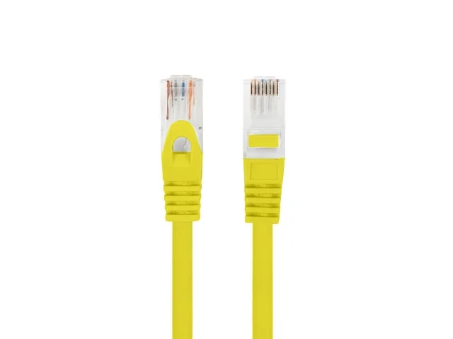 Lanberg patch cord CAT.6A U/UTP LSZH CU 0.25m Fluke Passed, Yellow