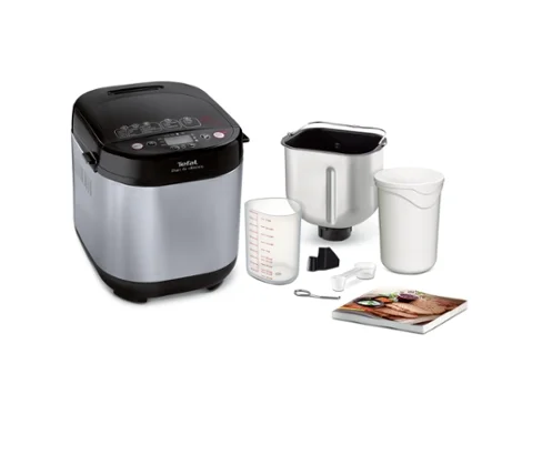 Tefal PF240E38, Pain Plaisir, Breadmaker, 500/750/1 kg, 20 programs, black/Inox, 720W, 3 Levels of firing