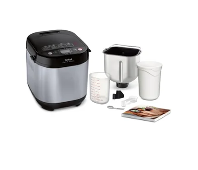 Tefal PF240E38, Pain Plaisir, Breadmaker, 500/750/1 kg, 20 programs, black/Inox, 720W, 3 Levels of firing