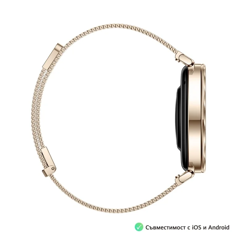 Смарт часовник Huawei Watch GT5 Jana-B19M 1.32" AMOLED 466x466 Gold Milanese