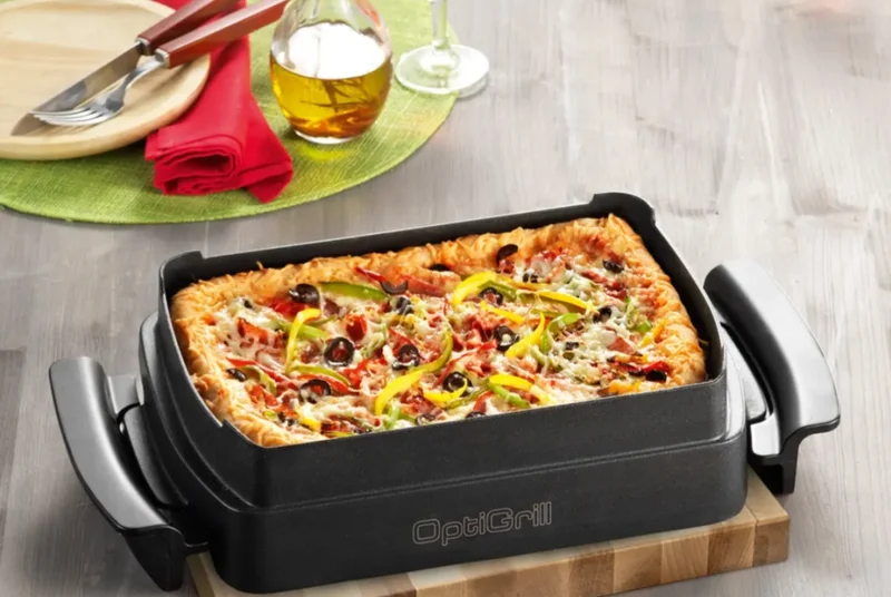 Тава за печене Tefal XA732810 за OptiGrill, 1.6 л, алуминий, съвместимост GC774xx/GC773xx/GC772xx
