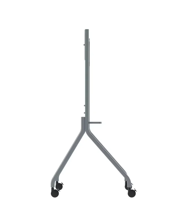 Hisense Mobile cart 65"- 86"; Max Load 80kg,Height adjustable with 3 levels, Silver gray (bracket) + Black (Hanging plate & caster)