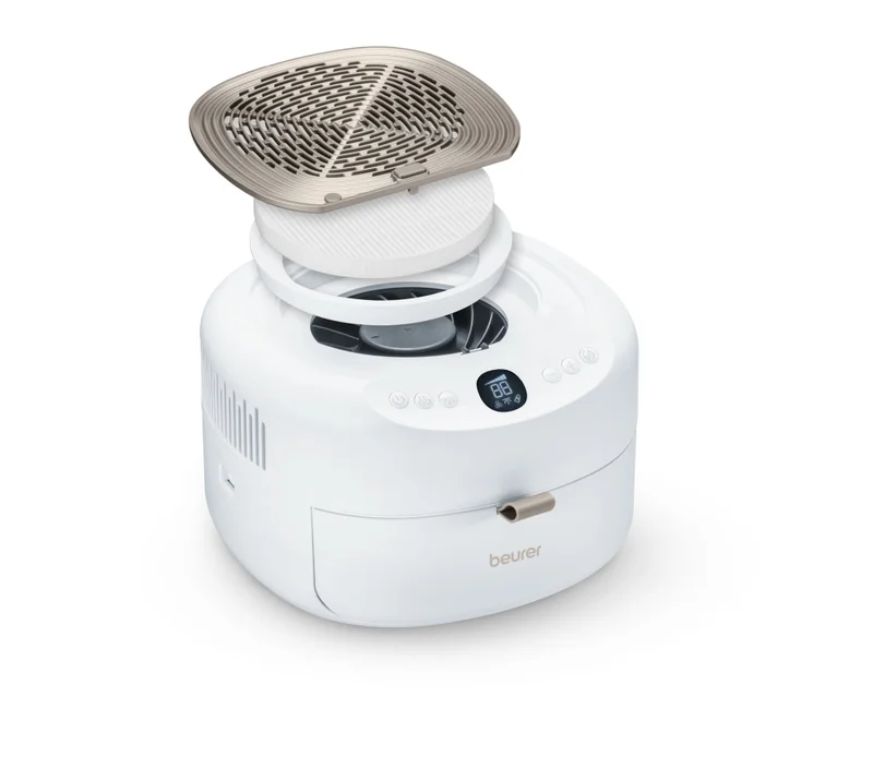 Beurer MP 200 Manicure/pedicure station - 3 functions in one device: Nail cutter, UV/LED lamp and nail dust extractor; up to 26,000 rpm; 9 high-quality attachments; For artificial nail modelling
