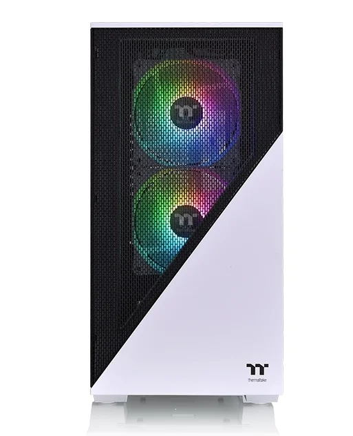 Кутия за компютър Thermaltake Divider 170 TG ARGB Snow Micro Tower, бял