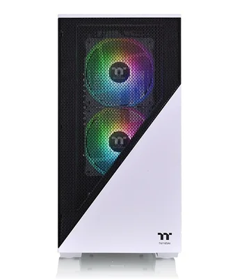 Кутия за компютър Thermaltake Divider 170 TG ARGB Snow Micro Tower, бял