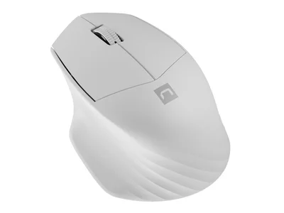 Мишка NATEC Siskin Wireless 1600 DPI 2.4GHz + Bluetooth 5.0, оптична, бяла