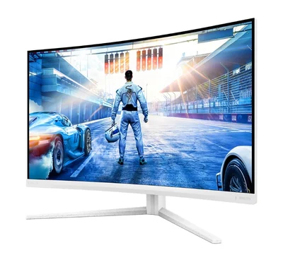 Монитор Philips 32M2C5501/00 32" извит VA QHD 180Hz HDR10 Adaptive-Sync бял